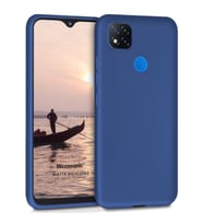 Microsonic Matte Silicone Xiaomi Redmi 9C Kılıf Lacivert