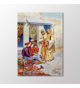 Arty Tablo Carpet Seller Tablo (Karışık)