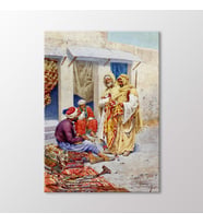 Arty Tablo Carpet Seller Tablo (Karışık)