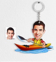 BK Gift Kişiye Özel Bay Kanocu Karikatür Anahtarlık