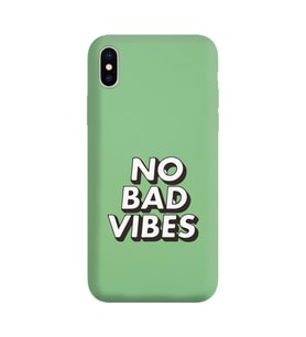 Iphone Xs No Bad Tasarımlı Yeşil Lansman Telefon Kılıfı