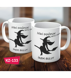 Kişiye Özel İsimli İyiki Doğdun Hediye Kupa Bardak