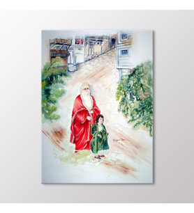 Arty Tablo Üsküdar'da Anne ve Kız Tablo (Karışık)