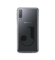 Samsung A7 (2018) Harf Tasarımlı Telefon Kılıfı J-Harfi 