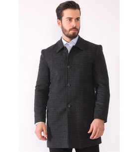 PLT8364 DEWBERRY ERKEK PALTO-EKOSE ANTRASİT (Karışık)