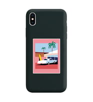 Siyah Lansman Telefon Kılıfı Iphone XS