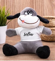 Kişiye Özel İsim Yazılı Peluş Eşek