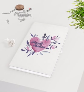 BK Gift Kişiye Özel Sevgililer Günü Beyaz Defter-22