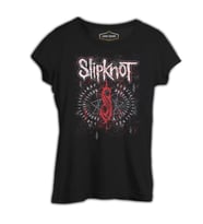 Slipknot - Logo Siyah Kadın Tshirt