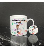 KBB Uzmanı Kupa Bardak ve Anahtarlık Set