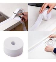 Su Sızdırmaz Bant Lavabo Küvet Kenar Bandı 3.2 m (Beyaz)