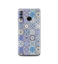 Seramik Tasarımlı Süper Şeffaf Silikon Telefon Kılıfı Huawei P30 Lite 
