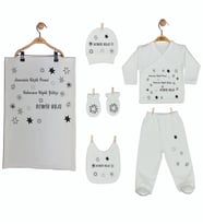 Pia Baby Gl 1950-07 İsme Özel Battaniye Zıbın Set