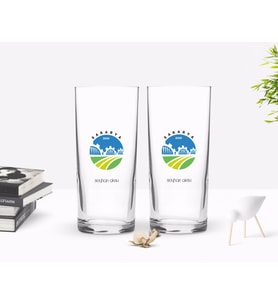 BK Gift Kişiye Özel Renkli Baskılı Sakarya Tasarımlı Turistik İkili Rakı Bardağı Seti-1 (Beyaz)