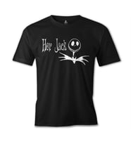 Her Sally His Jack - Jack Siyah Erkek Tshirt