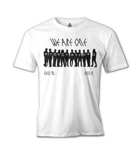 EXO - We are One Beyaz Erkek Tshirt