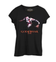 God of War 1 Siyah Kadın Tshirt