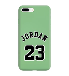 Iphone 8 Plus Air Jordan Tasarımlı Yeşil Lansman Telefon Kılıfı