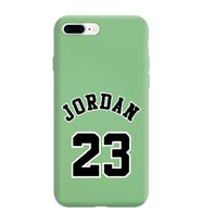 Iphone 8 Plus Air Jordan Tasarımlı Yeşil Lansman Telefon Kılıfı
