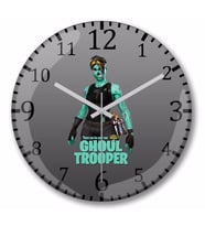 Fortnite Ghoul Trooper Duvar Saati Bombeli Gercek Cam