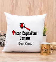 İnsan Kaynakları Uzmanı Yastık ve Gold Kupa Bardak