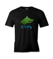 Türk Kurt 2 Siyah Erkek Tshirt