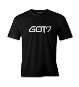 G.O.T7 - Logo Siyah Erkek Tshirt