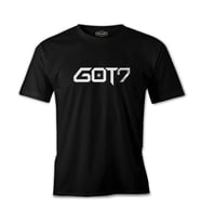 G.O.T7 - Logo Siyah Erkek Tshirt