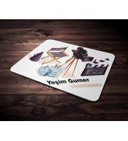 Kişiye Özel Film Yönetmeni Tasarımlı Mouse Pad (Renksiz)