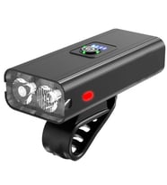 2xXML-T6 LED 18.000 LUMEN Su Geçirmez Bisiklet Farı 2400Mah Pil