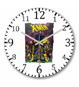 Xmen Fenix Negra Duvar Saati Bombeli Gercek Cam
