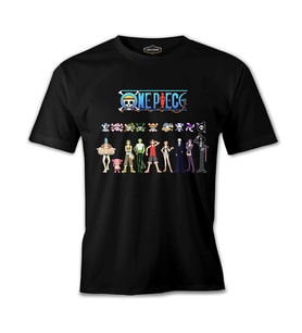One Piece Siyah Erkek Tshirt