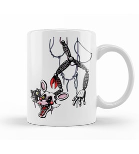 Nightmare  Foxy  Kupa  Bardak  Porselen