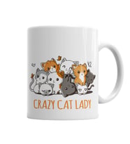 Crazy Cat Lady Kedi Kupa Bardak Porselen