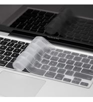 Laptop MacBook Air Pro Klavye Koruyucu 13-15-17inc Amerika İngilizce Baskı A1466 (Renksiz)