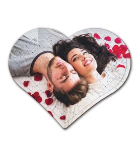 Fotoğraflı Kalp Puzzle