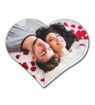 Fotoğraflı Kalp Puzzle