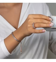 Else Silver Papatya Yolu Gümüş Yüzük Bileklik Kombin