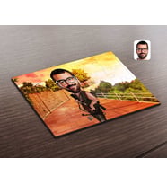BK Gift Kişiye Özel Erkek Okçu Karikatürlü Ahşap Puzzle-1