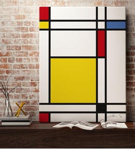 BK Gift Kişiye Özel Mondrian Kanvas Tablo (50x70cm.) 6