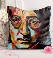 BK Gift Kişiye Özel John Lennon  Kırlent Yastık  1