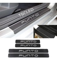 Fiat Punto Karbon Kapı Eşiği Koruma Sticker Yapıştırma (4 Adet)
