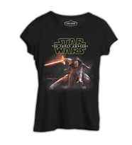 Star Wars - The Force Awakens 10 Siyah Bayan Tshirt