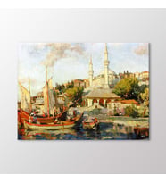 Arty Tablo Üsküdar Mihrimah Sultan Camii Tablo (Karışık)
