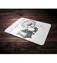 Kişiye Özel Antikacı Tasarımlı Mouse Pad (Renksiz)