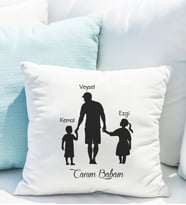 Kişiye Özel Canım Babam Yastığı