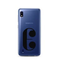 Samsung A10 Harf Tasarımlı Telefon Kılıfı E-Harfi 
