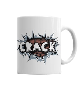 Crack Kupa Bardak Porselen