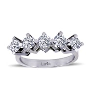 Lova D Renk 1,20 Karat Pırlanta Beştaş Yüzük - 1050224