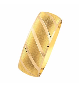 14 Ayar Altın Mega Bilezik 25 Gram Sade Model